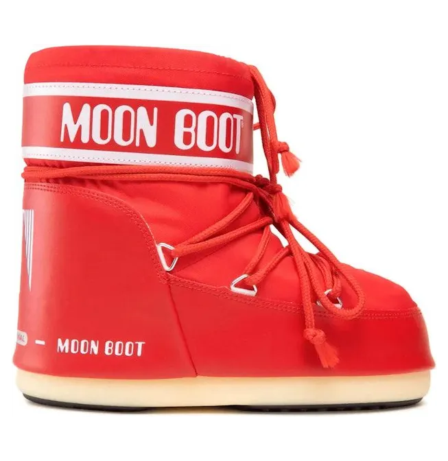 Moon Boot Icon Nylon Low Boot Red (14093400009)
