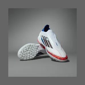 adidas F50 Pro Son Laceless Turf Cloud White Bright Red Blue (JR5892)
