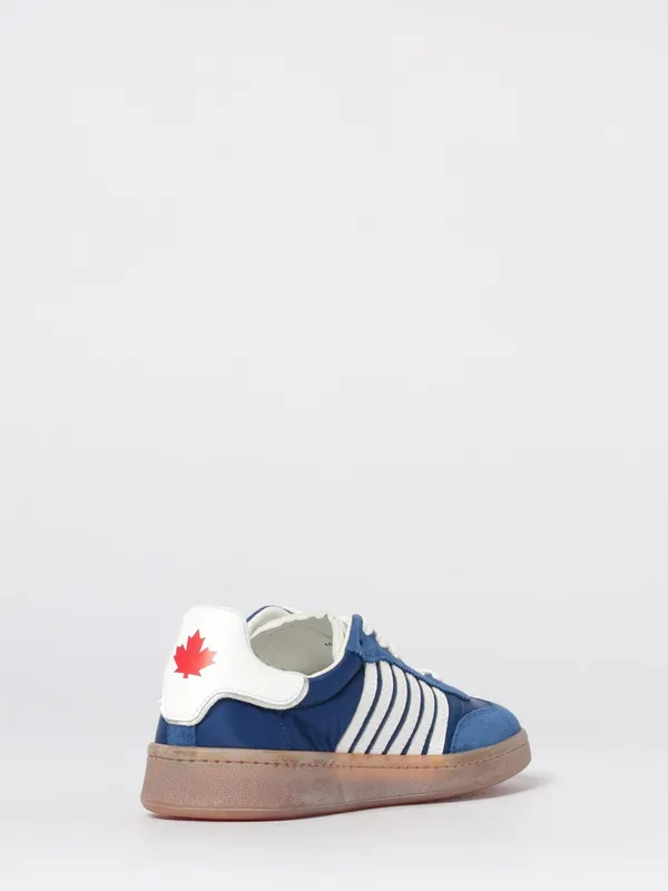 Dsquared2 Boxer Sneakers in Suede and Nylon Blue (SNM047711708709M4177) (2)