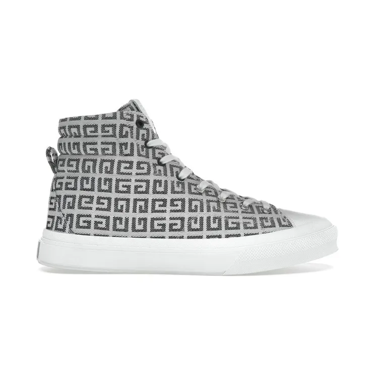Givenchy City High-Top In 4G Black White (BH005LH0VC-004)