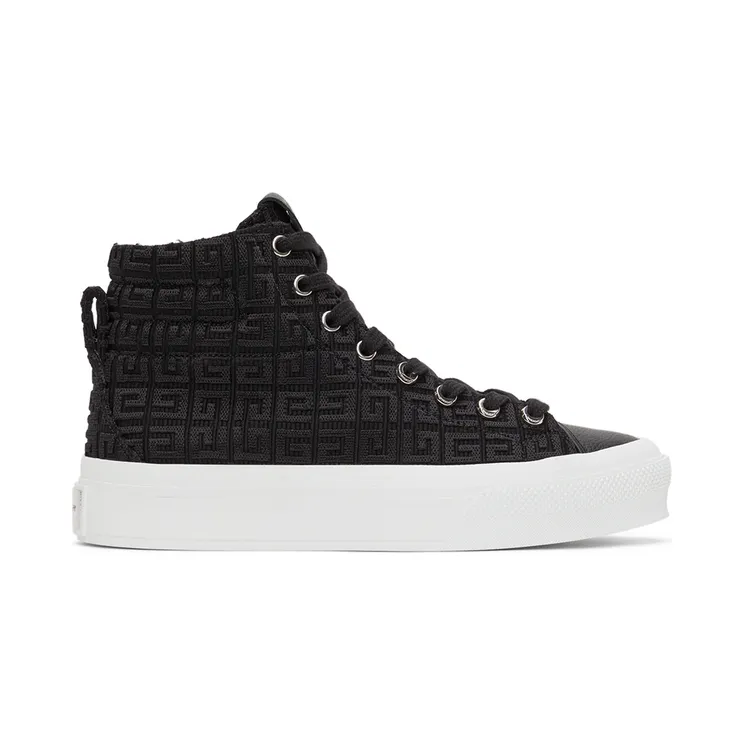Givenchy Black 4G City High Sneakers (BE0025E19R001)