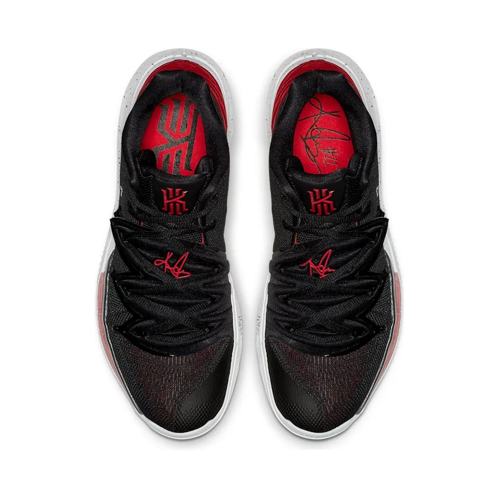 Nike Kyrie 5 Bred University Red/Black-Pure Platinum (AO2918-600)