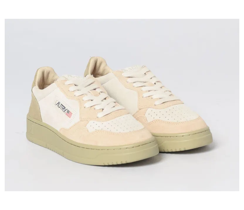 Autry Medalist Low Suede Sneakers Green (AULWTS11)