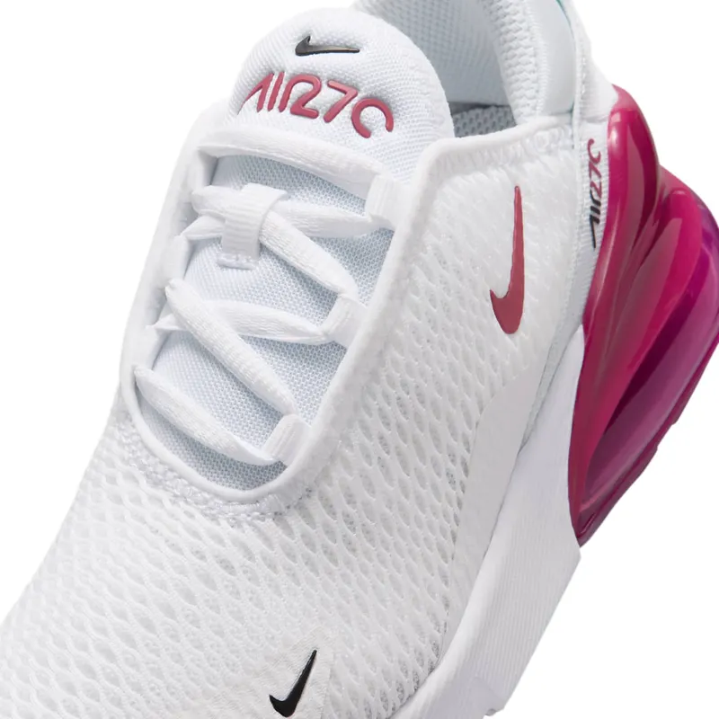 Nike Air Max 270 White / Black / Sweet Beet (AO2372-124)