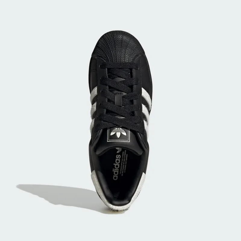 Adidas SUPERSTAR II Shoes Core Black / Off White / Gold Metallic (KI3574)