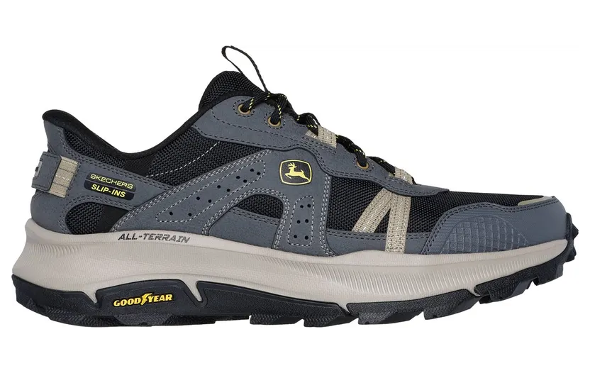 Skechers Slip-ins John Deere Relaxed Fit: Equalizer 5.0 Trail – Harvest Sneaker Houtskool/Zwart