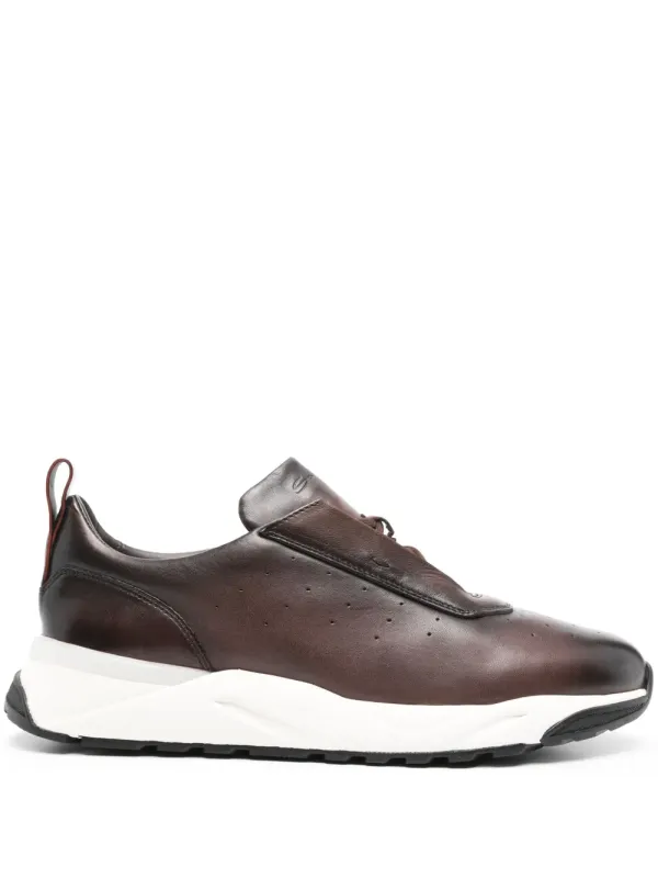 Santoni aus Leder – Brown (MBIM22027BINTGONDB)