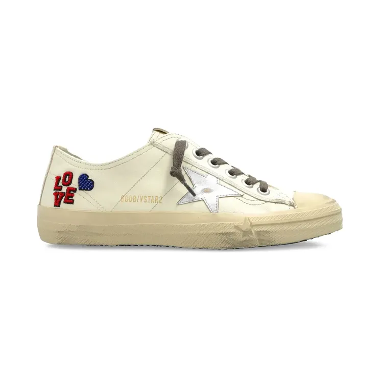 Golden Goose V-Star low-top sneakers – Beige (GWF00129F006650)