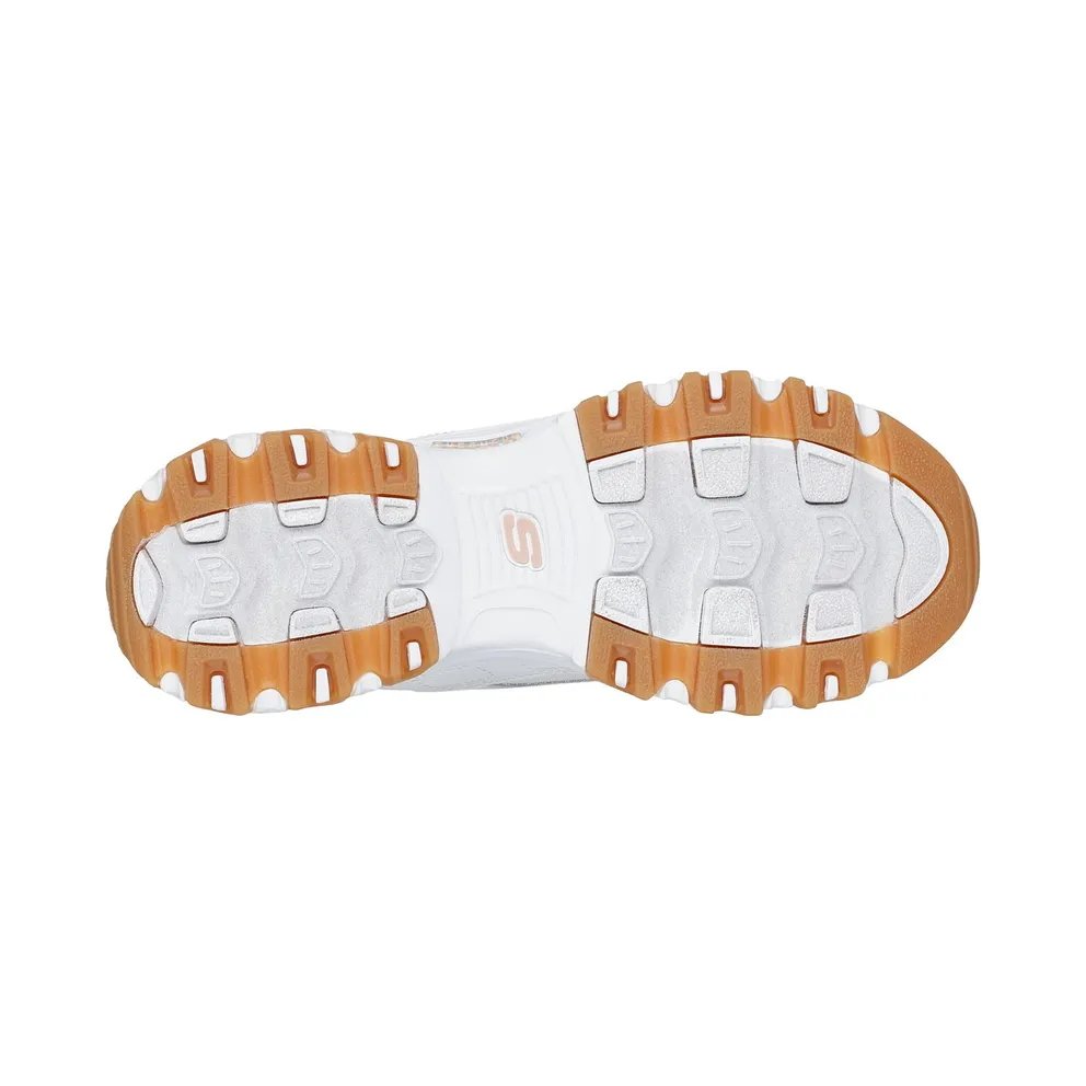 Skechers D’Lites – Spring Bloom Sneaker White