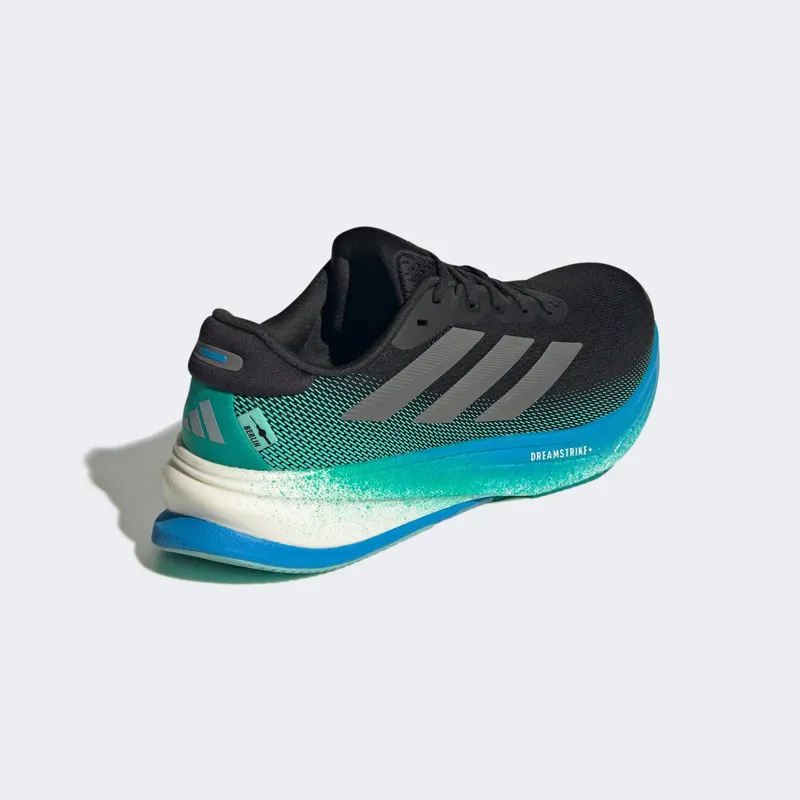 Adidas Supernova Rise 2 Running Shoes Core Black / Iron Metallic / Glory Green (JI1408)