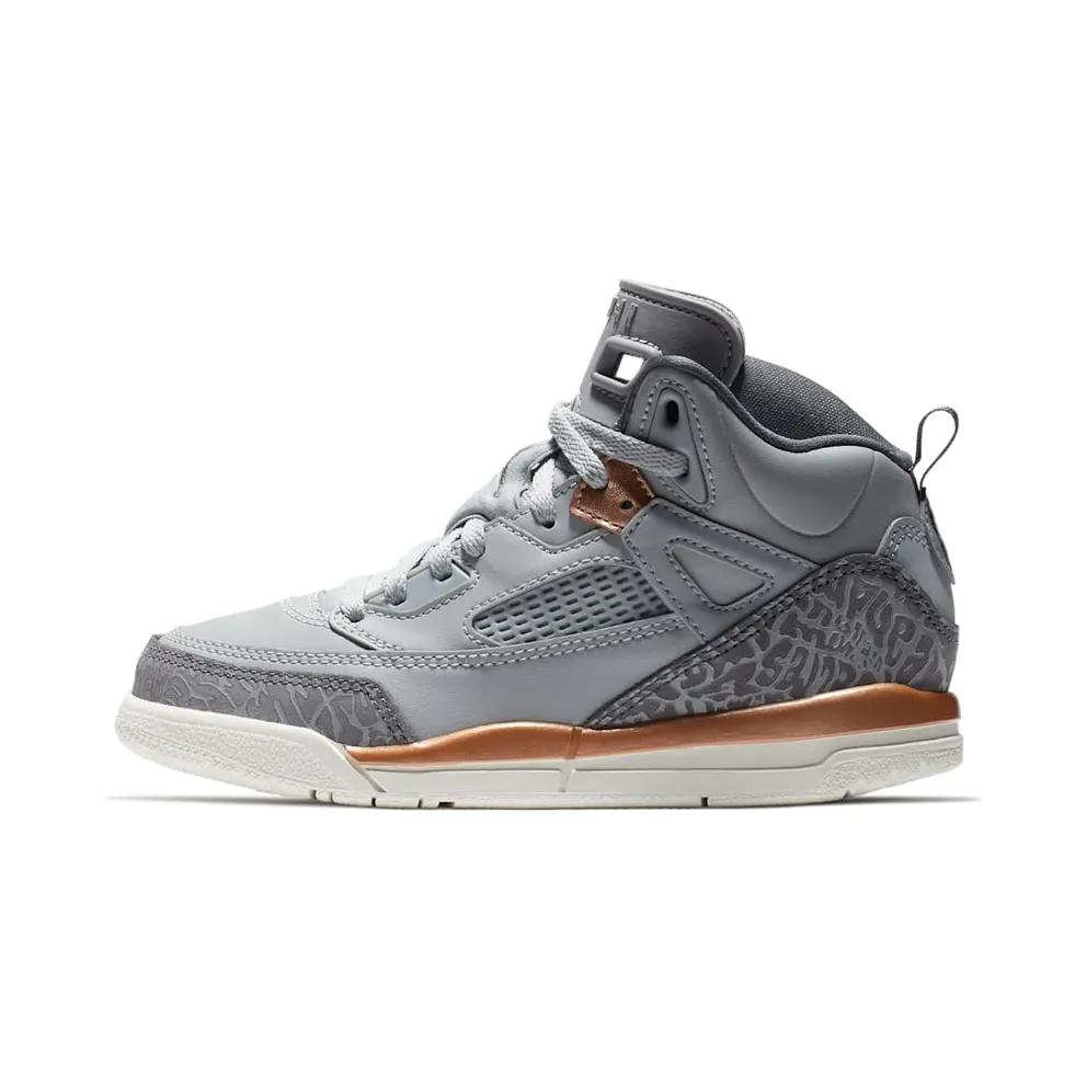 Jordan Spizike Wolf Grey Metallic Red Bronze (PS) Wolf Grey/Dark Grey-Metallic Red Bronze-Sail (535708-018)