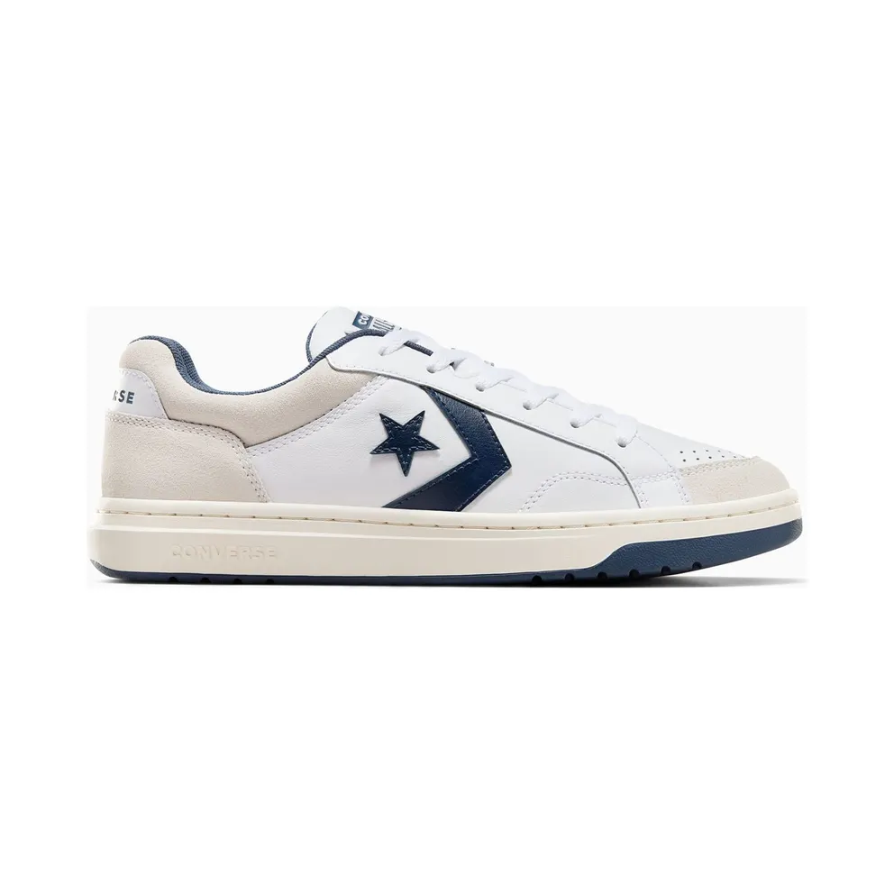 Converse Pro Blaze Classic Leather & Suede White/Navy/Vaporous Grey (A10124C)