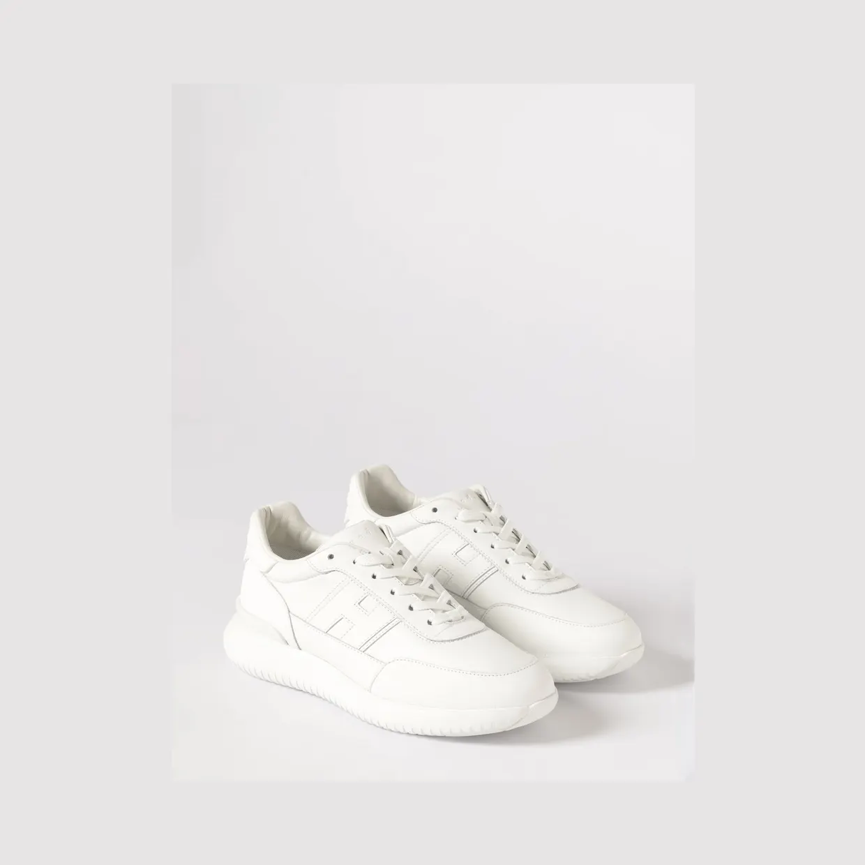 Hogan Interactive Sneakers in Leather White (HXM7090GB90UAIB001)