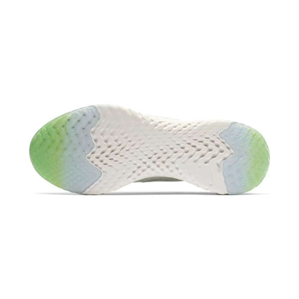 Nike Epic React Flyknit 2 Light Silver Lime Blast (W) Light Silver/Light Silver-Lime Blast (BQ8927-005)