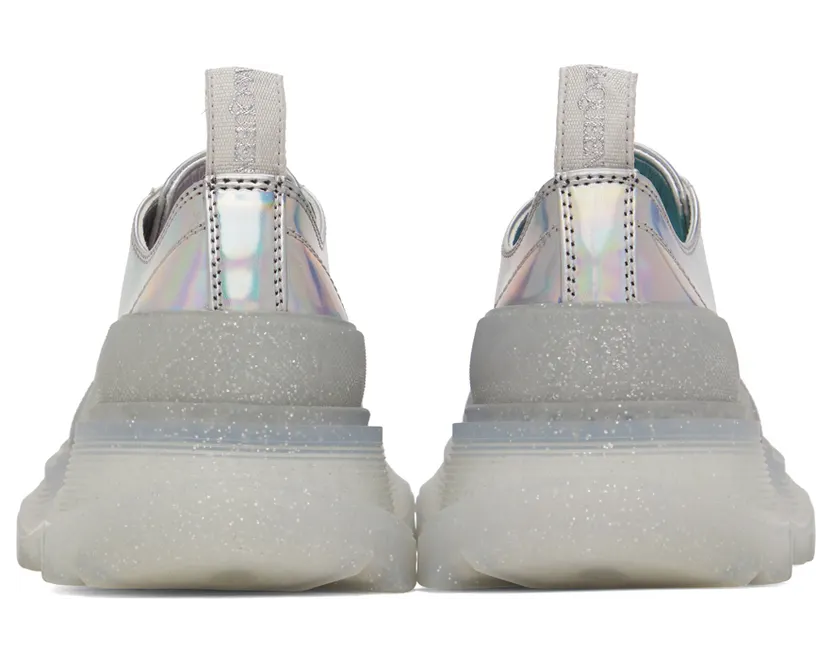 Alexander McQueen Silver Tread Slick Sneakers (697079W4T71) (2)