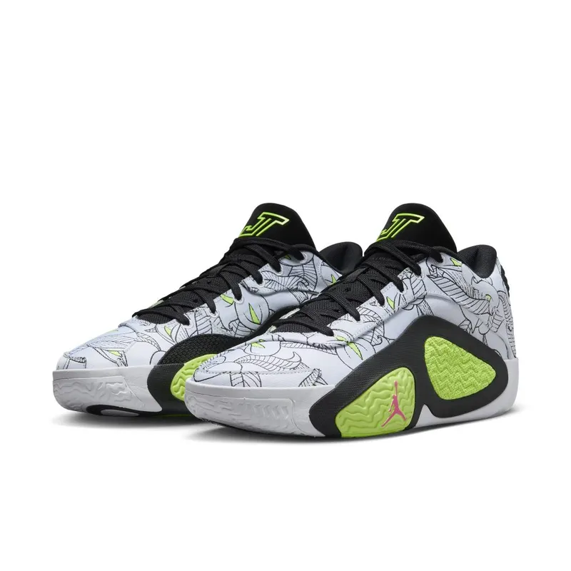 Air Jordan Tatum 2 White/Black/Hyper Pink/Volt (FZ8824-100)