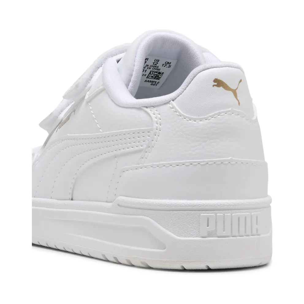 Puma Shuffle Downtown “Puma White / Puma White / Puma Gold” (403740_01)