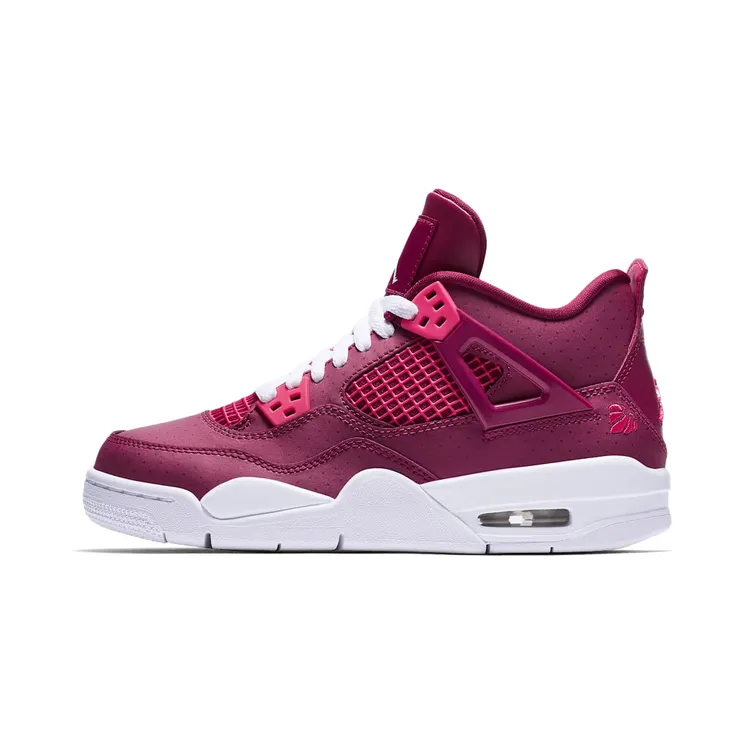 Air Jordan 4 Retro GS Valentines Day “True Berry / White / Rush Pink” (487724-661)