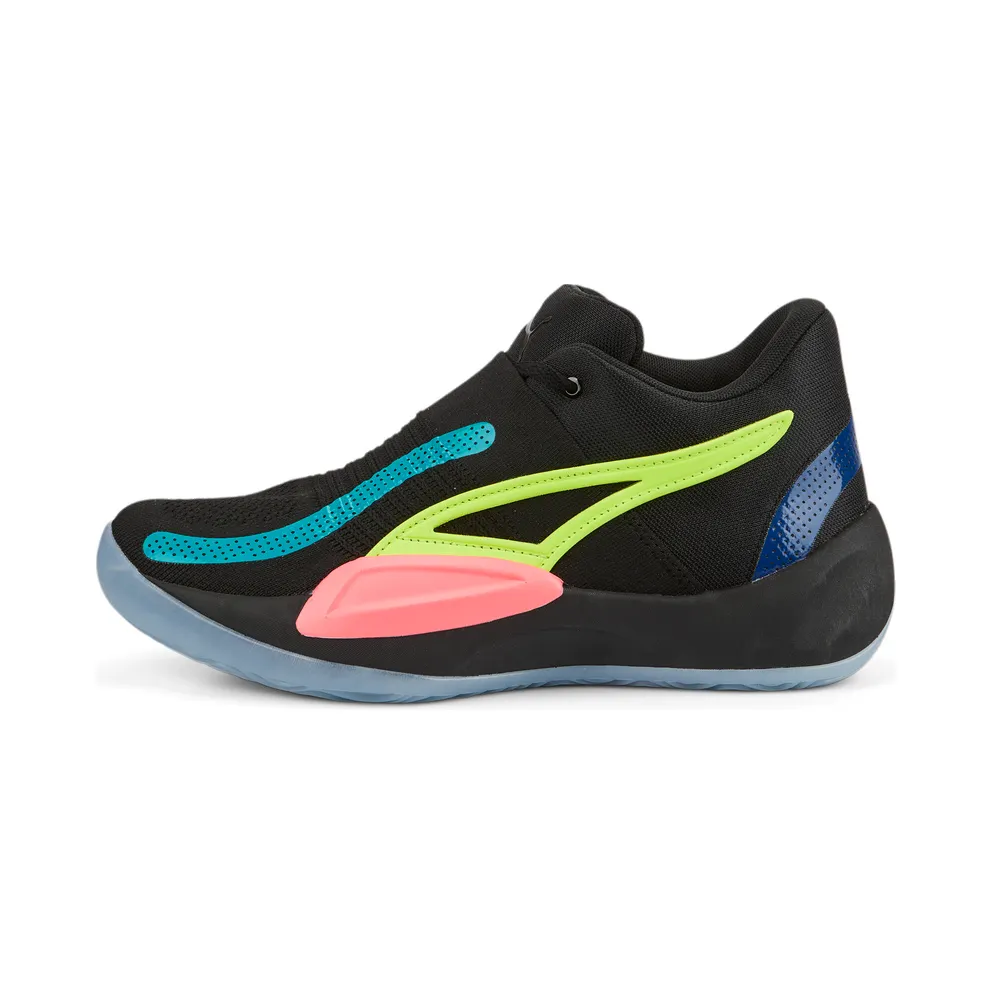 Men’s PUMA Rise Nitro Black/Sunset Glow (377012-03)