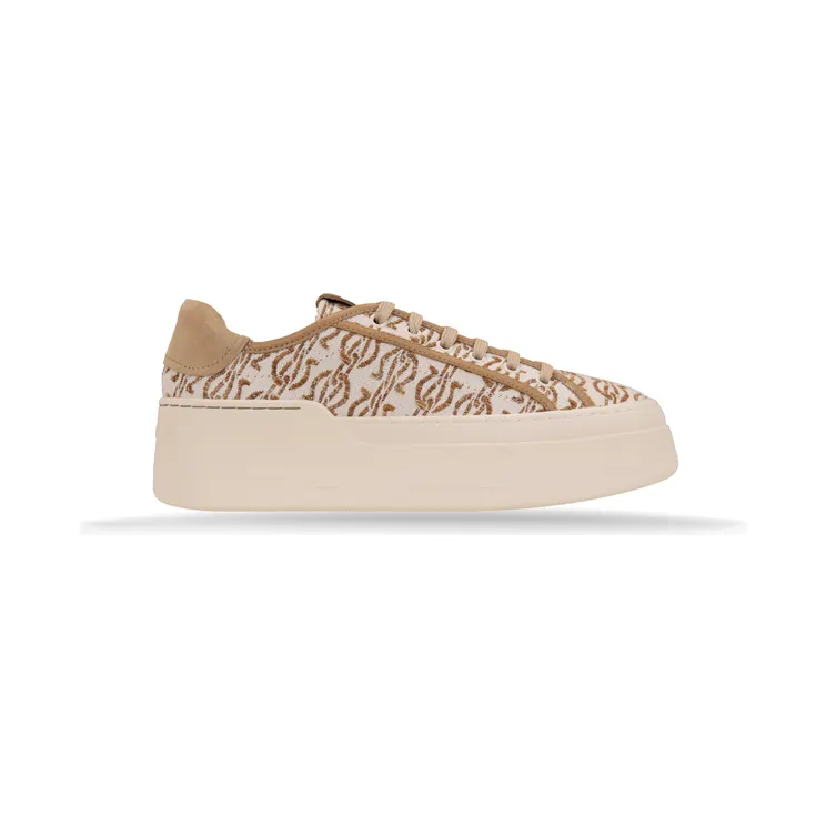 Salvatore Ferragamo Dahlia Tex Naturale “Naturale/White” (0774507)