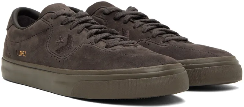 Converse Brown Louie Lopez Pro OX Sneakers (172628C)