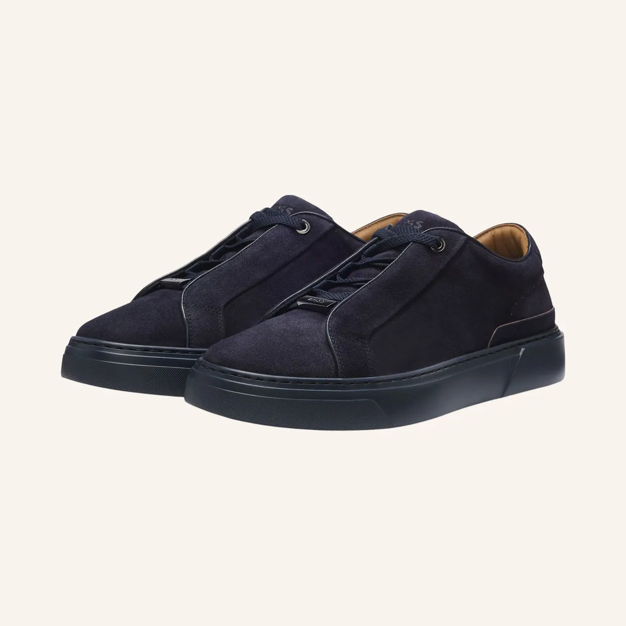 BOSS Gary Sneakers aus Wildleder – Nude (50534292) (4)