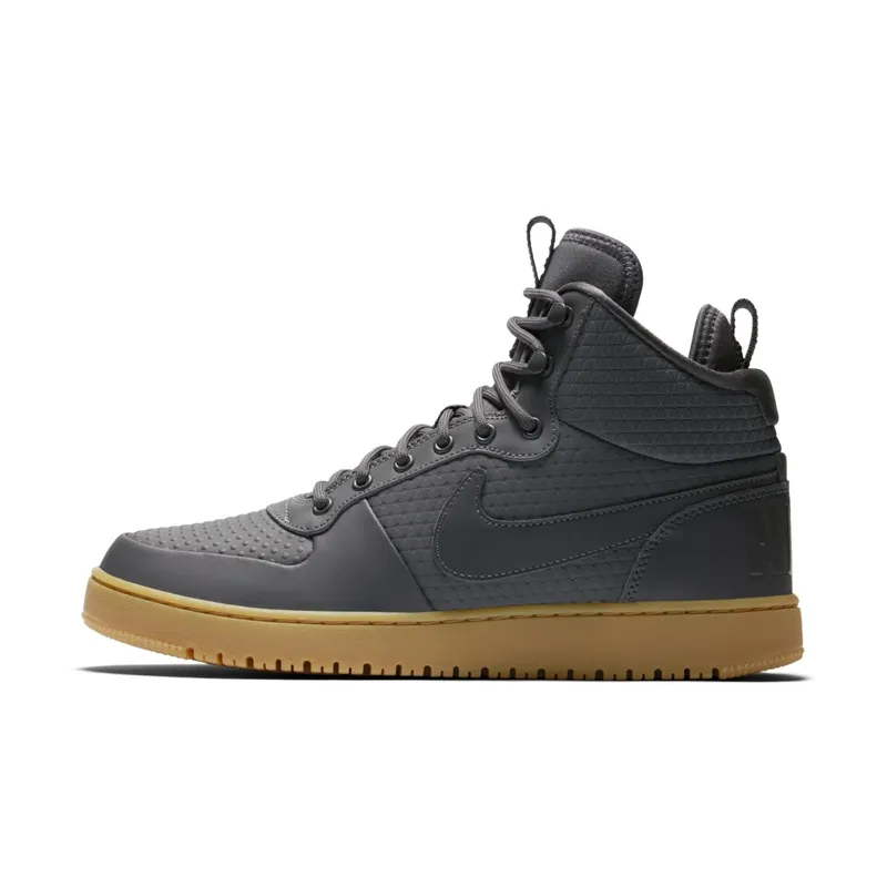 Nike Court Borough Mid Winter Dark Grey Dark Grey/Dark Grey-Gum Light Brown (AA0547-001)