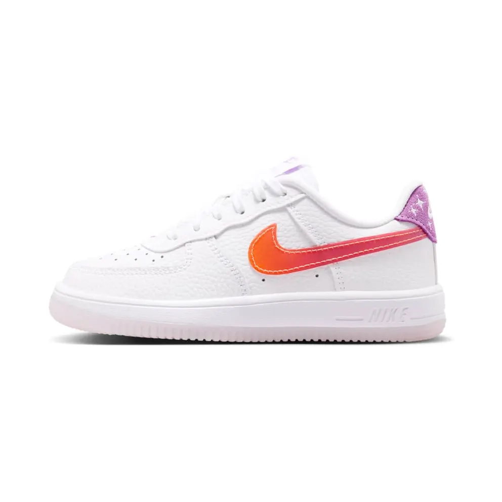 Nike Force 1 Low White Turf Orange Violet (IR5460-100)
