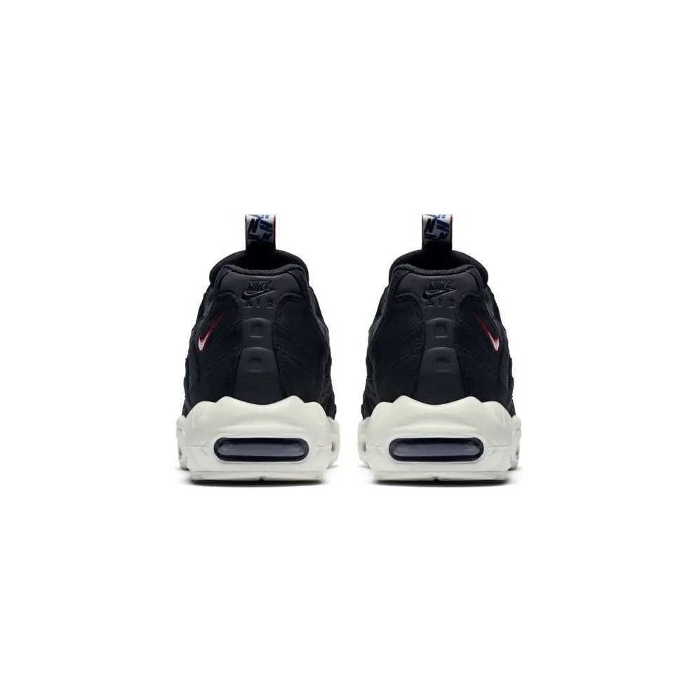 Nike Air Max 95 Pull Tab Black Black/Sail-Gym Red (AJ1844-002)