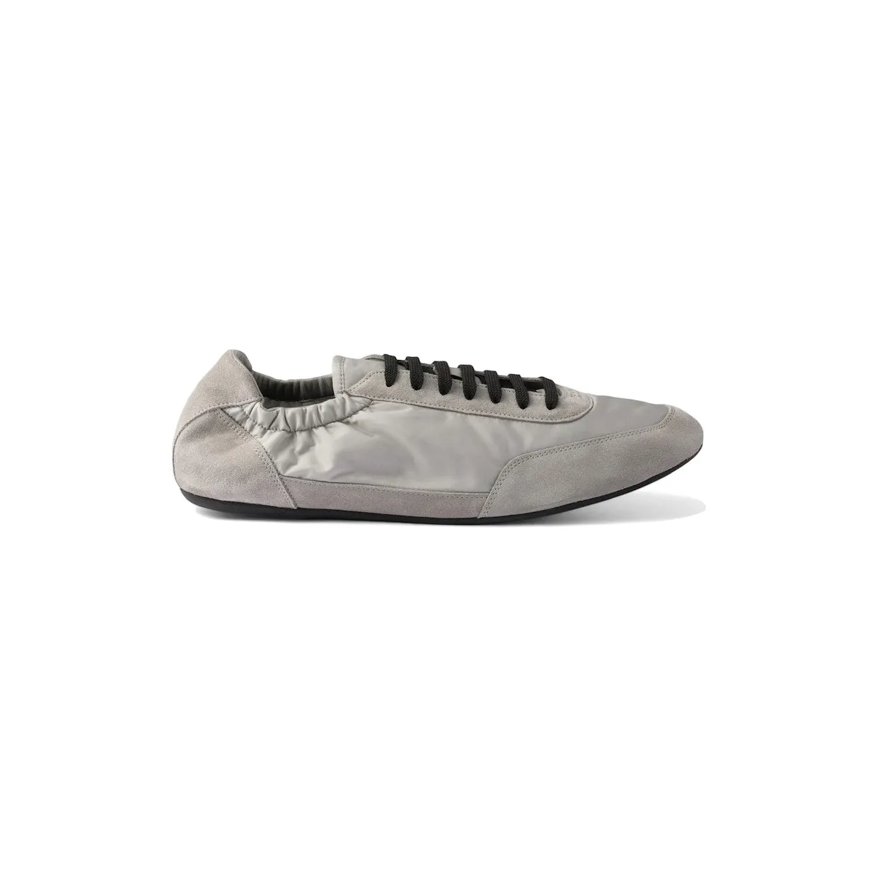 Prada Collapse Sneakers Re-Nylon Suede Elasticized Cloudy Gray (2EG479_D7C_F0424_F_G001)