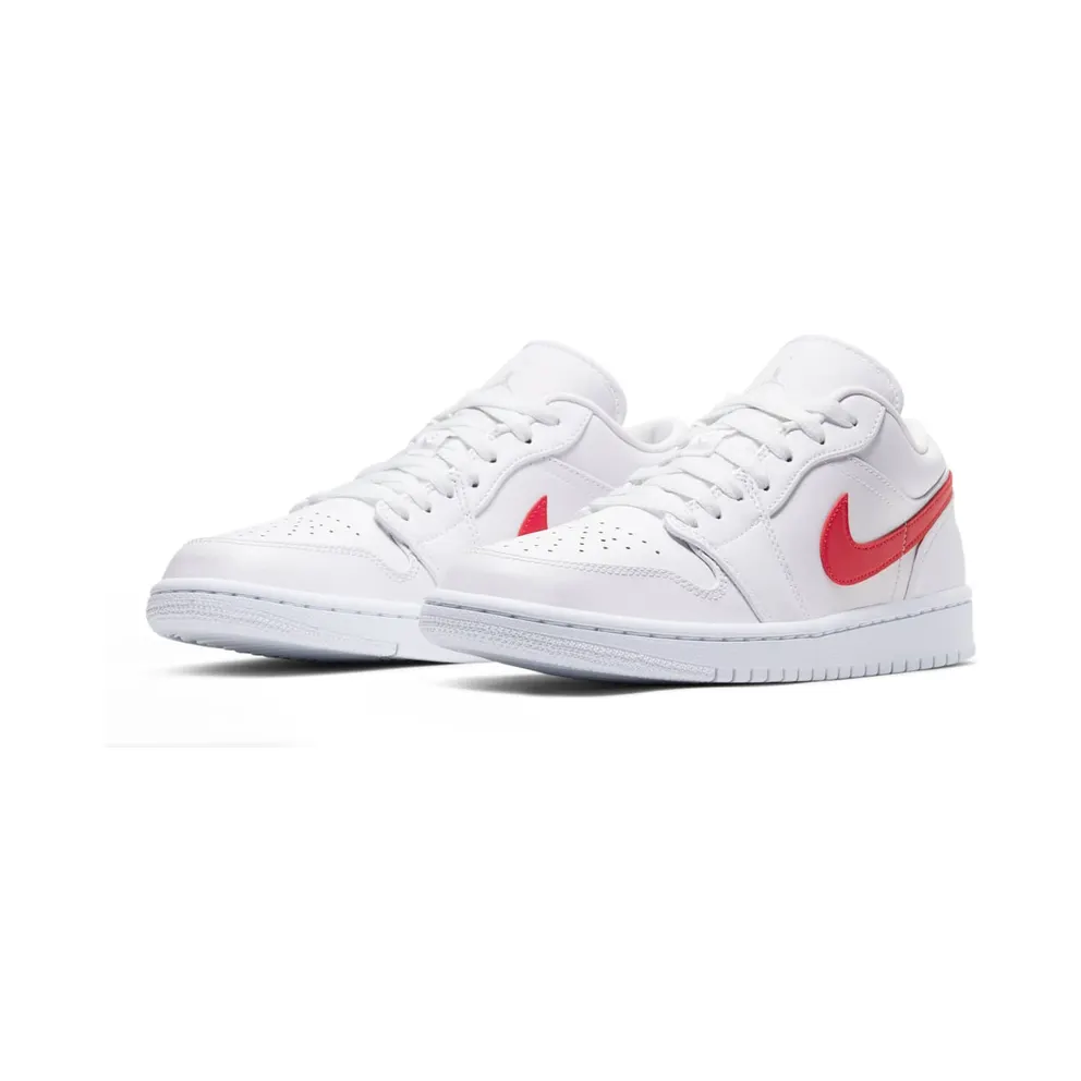 Jordan 1 Low White University Red (W) White/University Red-White (AO9944-161)