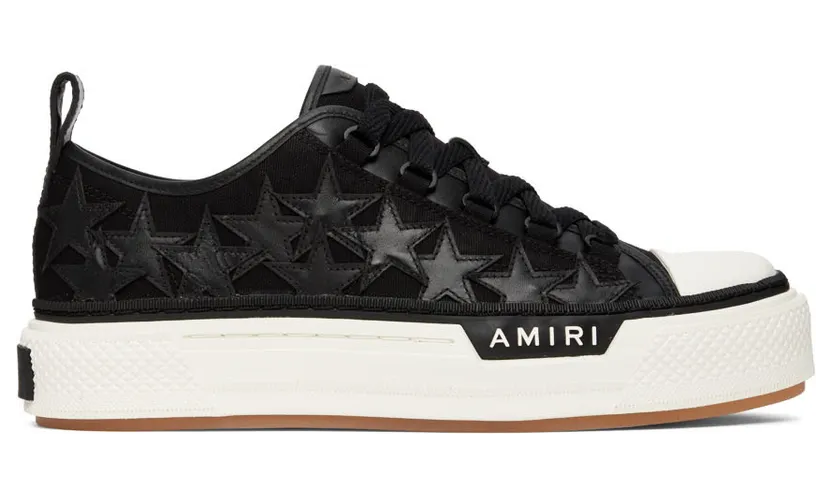 AMIRI Black Stars Court Low-Top Sneakers (PF22MFS014-004)
