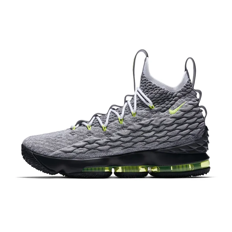 Nike LeBron 15 Air Max 95 Cool Grey/Neon Yellow (AR4831-001)
