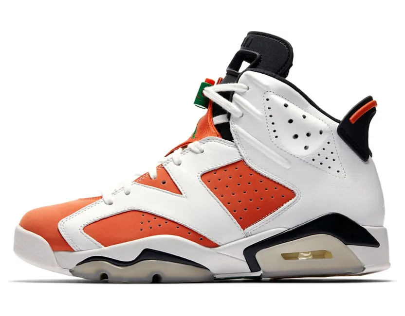 Air Jordan 6 Retro Like Mike – Gatorade “Summit White / Black / Team Orange” (384664-145)