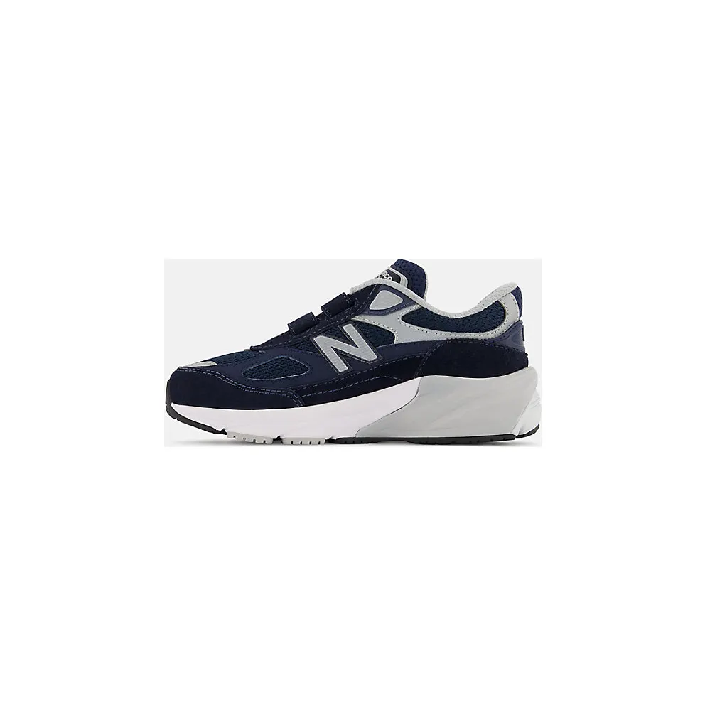 New Balance FuelCell 990v6 Hook and Loop Navy Silver (PV990NV6)