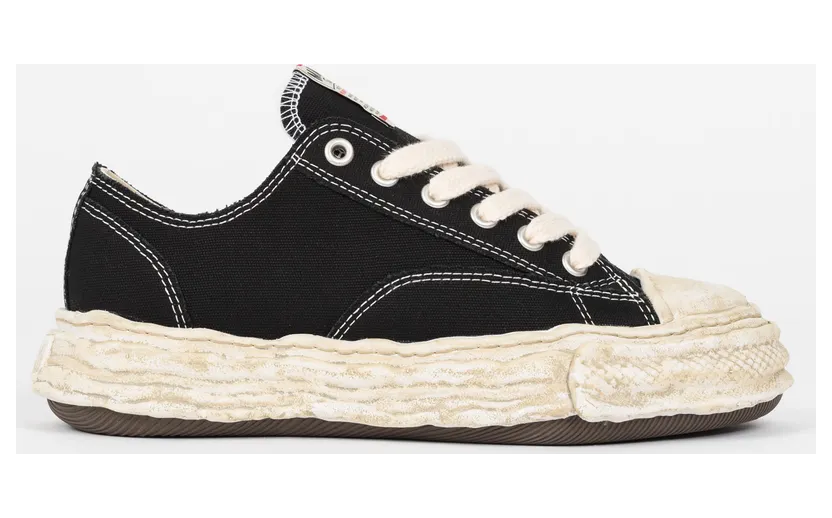 Maison Mihara Yasuhiro Peterson 23 OG Dyed Sole Canvas Low “Black” (A13FW713-BLK)