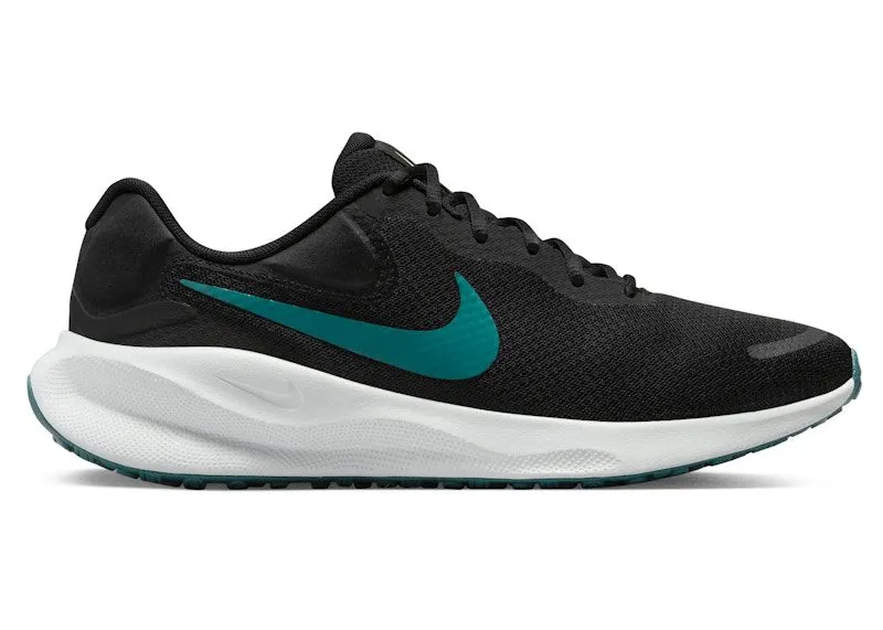 Nike Revolution 7 Black Pure Platinum Lime Blast Geode Teal (FB2207-004)
