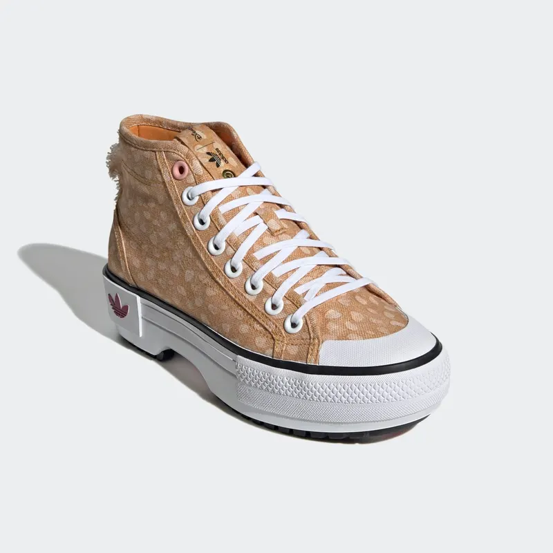 Adidas DISNEY NIZZA TREK W SHOES Cloud White / Legacy Burgundy / Off White (GZ1654)