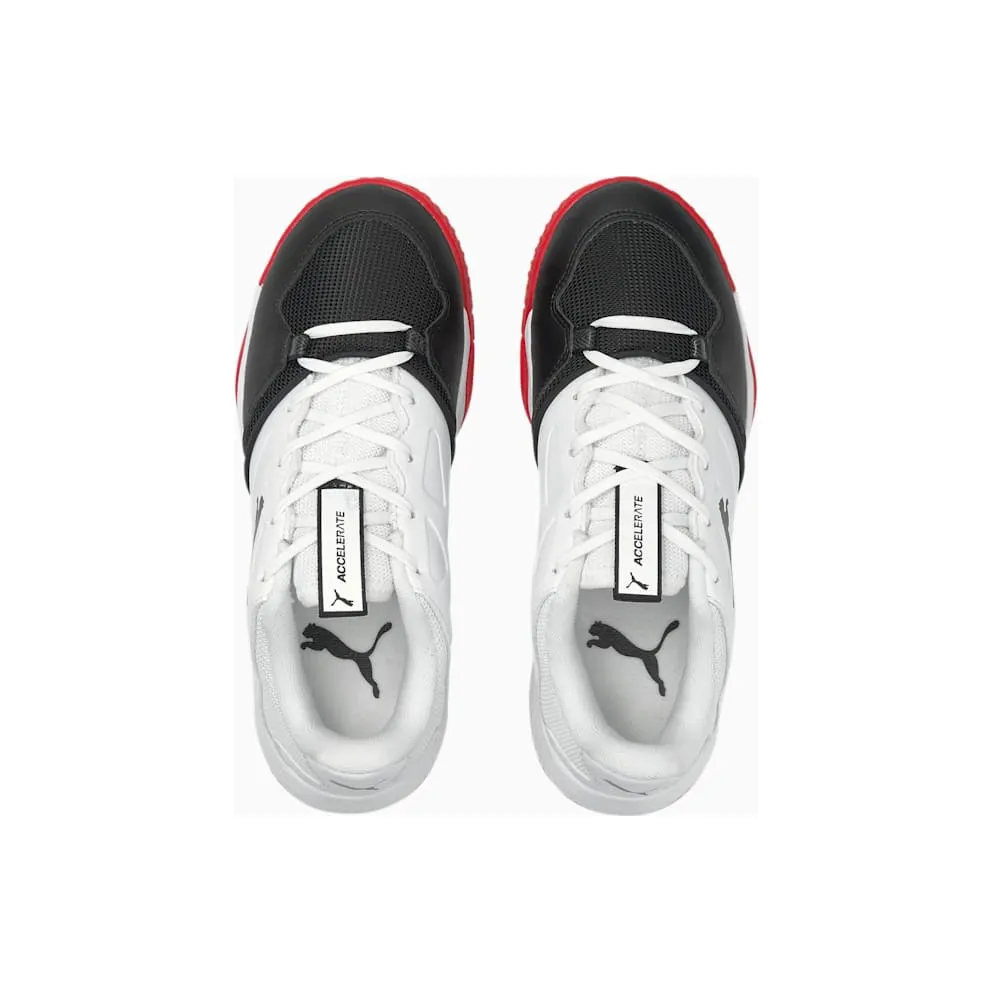 Puma Accelerate Turbo Handball Shoes White/Black/Red (106583-01)