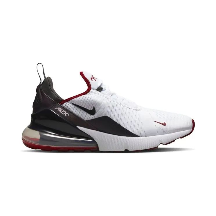 Nike Air Max 270 White Black Anthracite Team Red (AH8050-199)