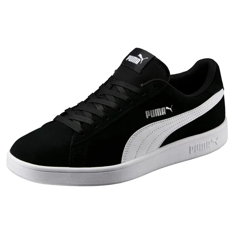 Puma Smash v2 Silver/Black/White (364989-01)