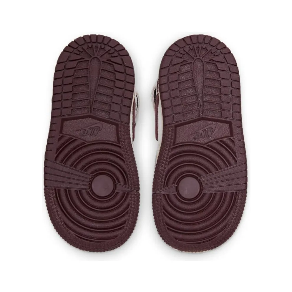 Air Jordan x Ma Maniere 1 High OG (TD) – “Sail / Burgundy Crush” (DO7098-100)