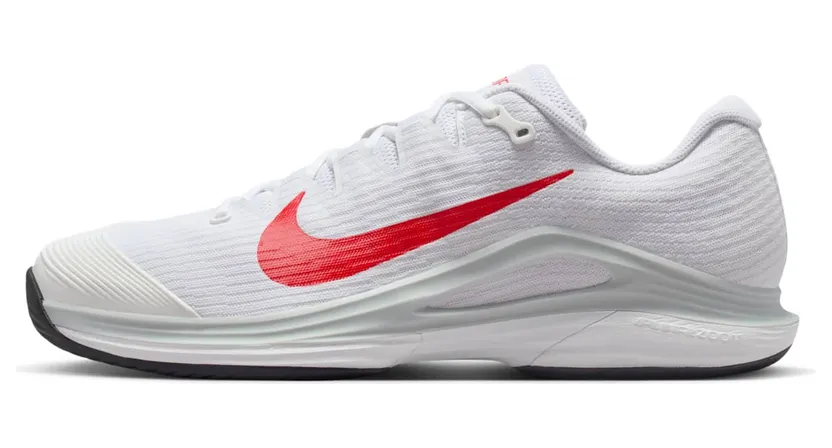 Nike Court Air Zoom Vapor 12 HC White Pure Platinum Light Crimson (FV5552-109)