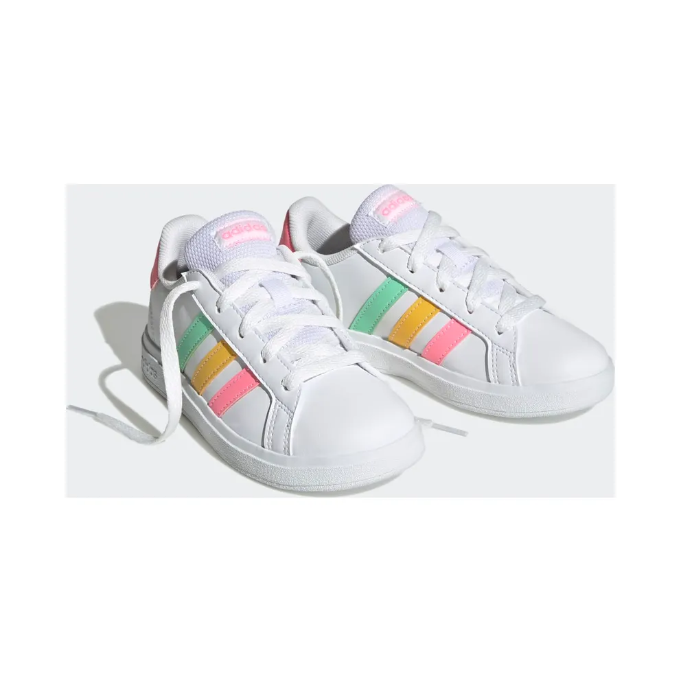 Adidas Grand Court Lifestyle Tennis Lace-Up Cloud White / Pulse Mint / Beam Pink (HP8910)