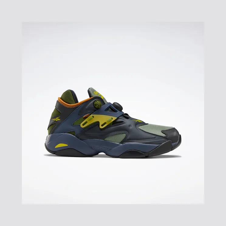 Reebok Pump Court Schoenen True Grey 8 / Smoky Indigo / Wild Green