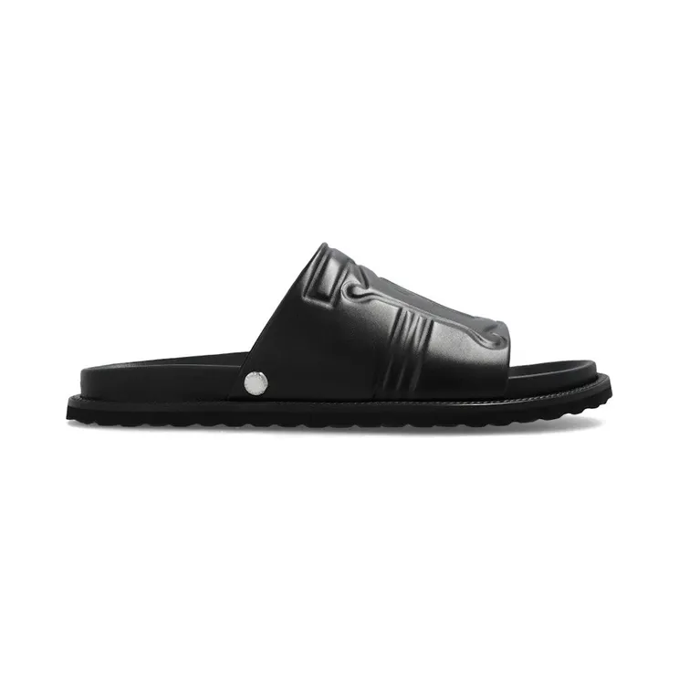 Burberry Thornton Leather Slides Black (8065467)