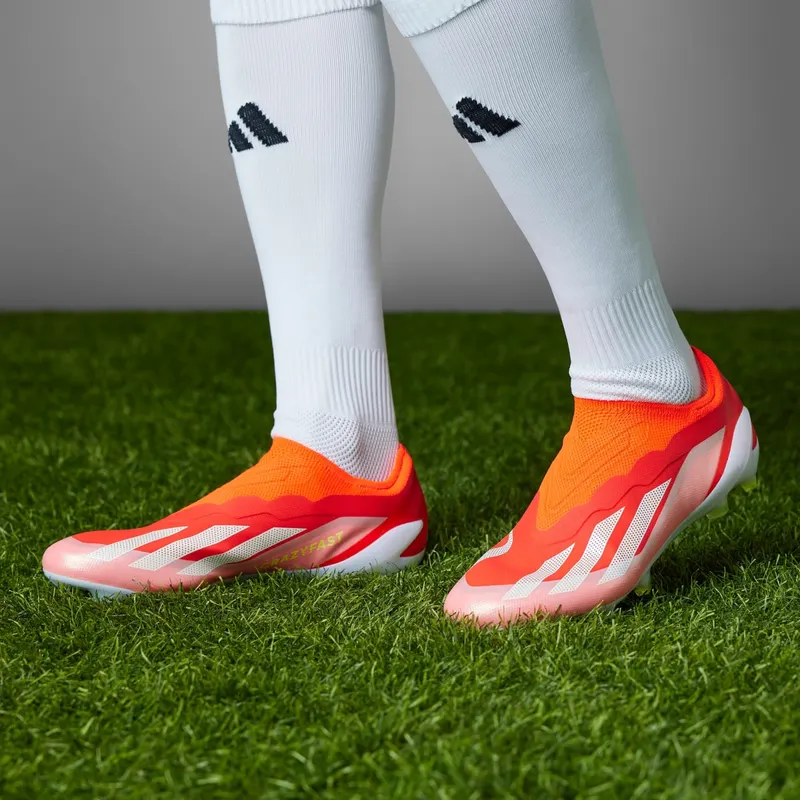 adidas Crazyfast Elite Laceless FG Solar Red Cloud White Team Solar Yellow (IG0611)