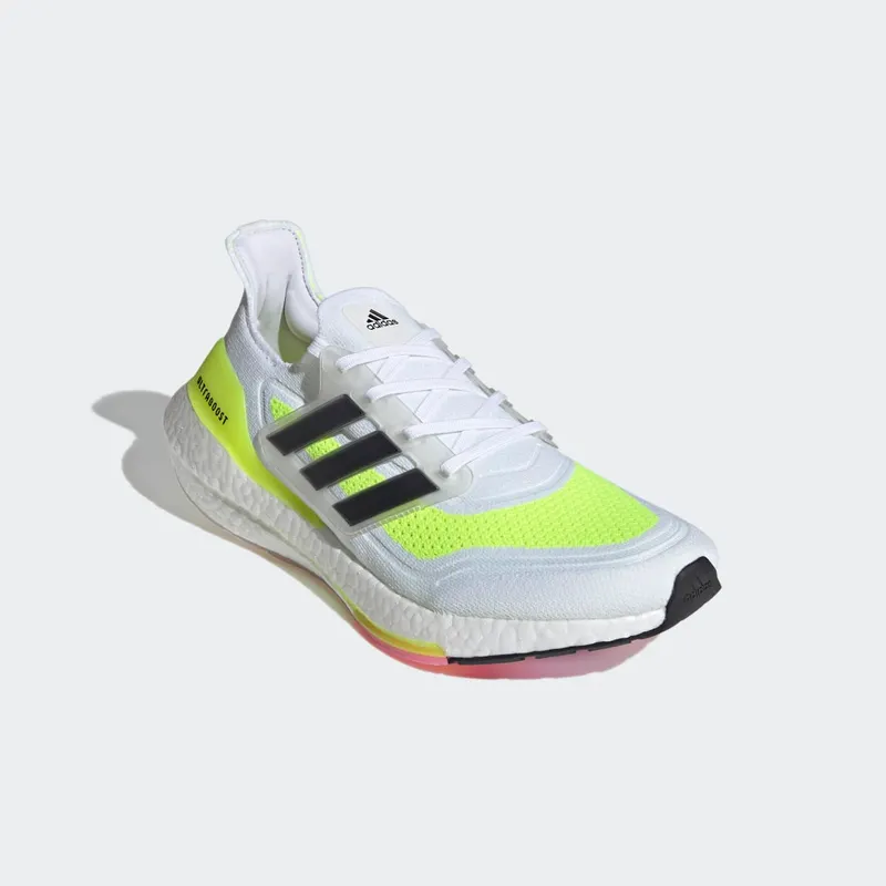Adidas UltraBoost 21 ‘White Solar Yellow’ Cloud White/Core Black/Solar Yellow (FY0377)