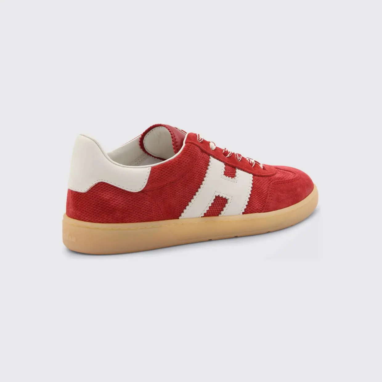 Hogan Cool Embossed Suede Sneakers Red (HXW6470FB60UWX496N) (2)