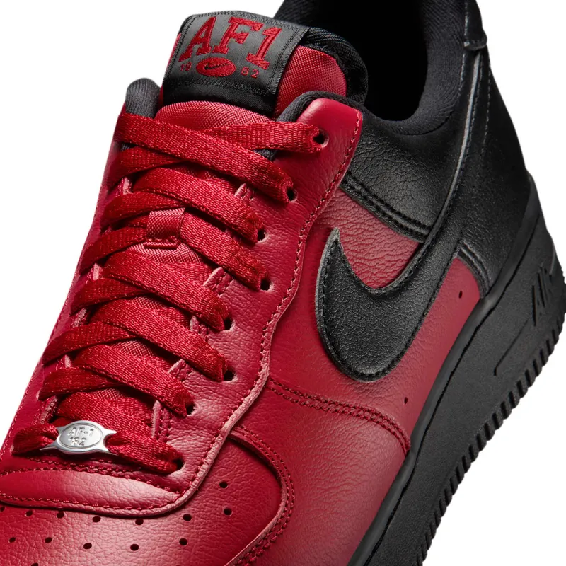 Nike Air Force 1 Low ’07 LV8 “Gym Red Summit White Black” (IB6847-600)